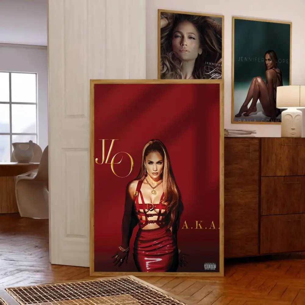 Póster de Lopez J-Jennifer, portada del álbum de música para habitación, pintura en lienzo, arte impreso, decoración de pared del hogar, imagen, regalo