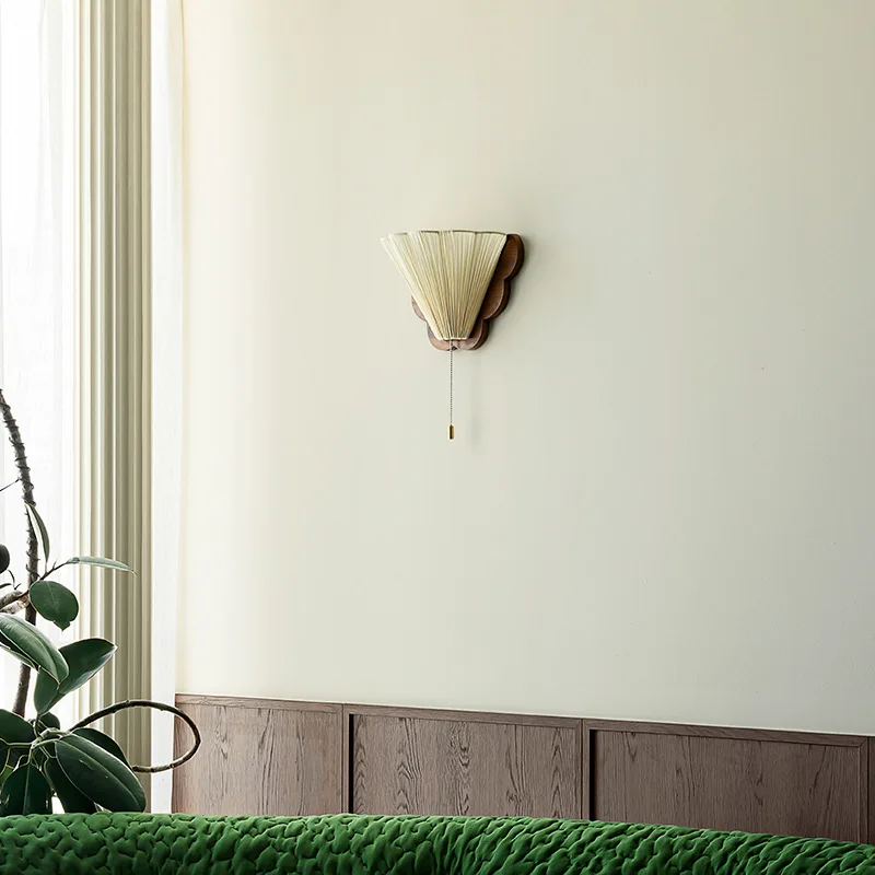 

French retro wall lamp bedroom bedside door aisle staircase lamp antique sofa living room background wall lamp