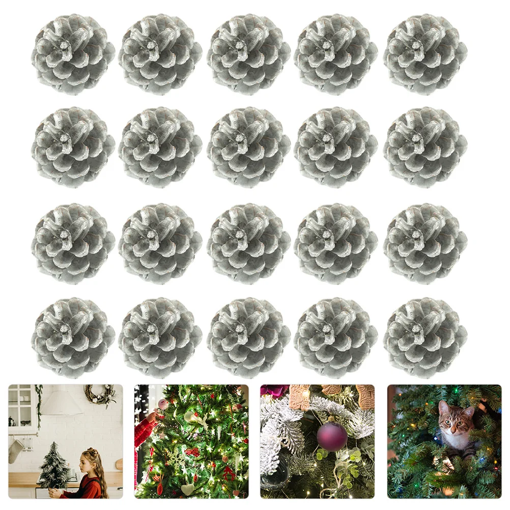 

1Set Fake Pine Cone Christmas Supplies Scented Simulated Acorns Festive Decoration Craft Manufacturers Accessories