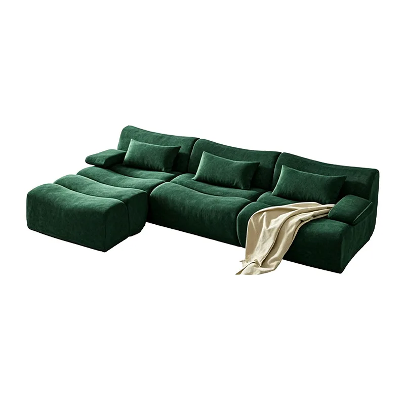 Processing custom-shaped creative bamboo sofa wabi sandy wind