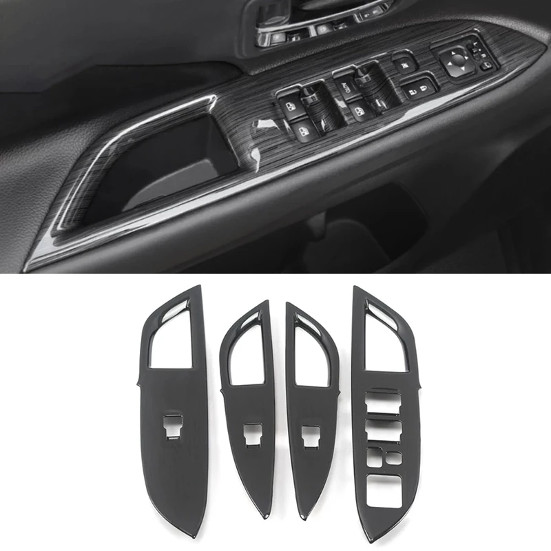 

Window Button Cover Anti-Wear Parts Interior Trim Styling Protection Car Accessories For Mitsubishi Outlander 2016-2019