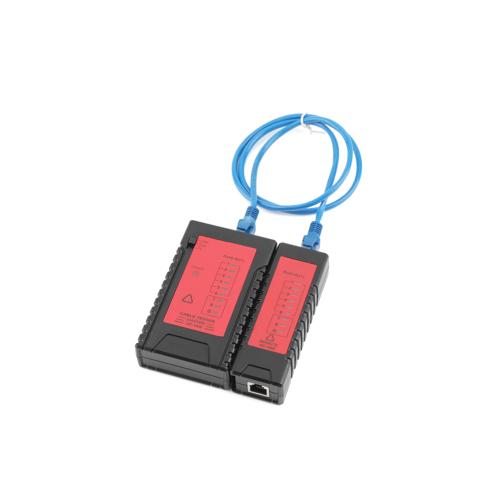 1PCS NF-468 Internet Phone Tester Compatible With RJ45 Network And RJ11 Telephone Lines, With POE Protection