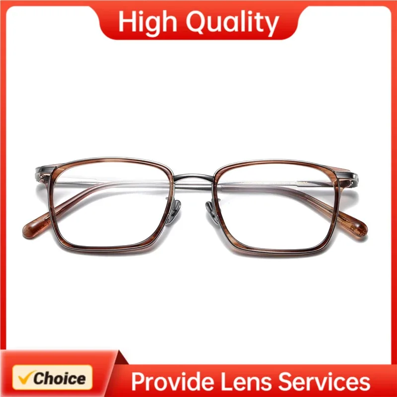

Global Trade Titanium Glasses Frame 1905 G.M.S Gozaemon Design Men Women GMS-632TS Acetate for Reading Anti-blue Light Myopia
