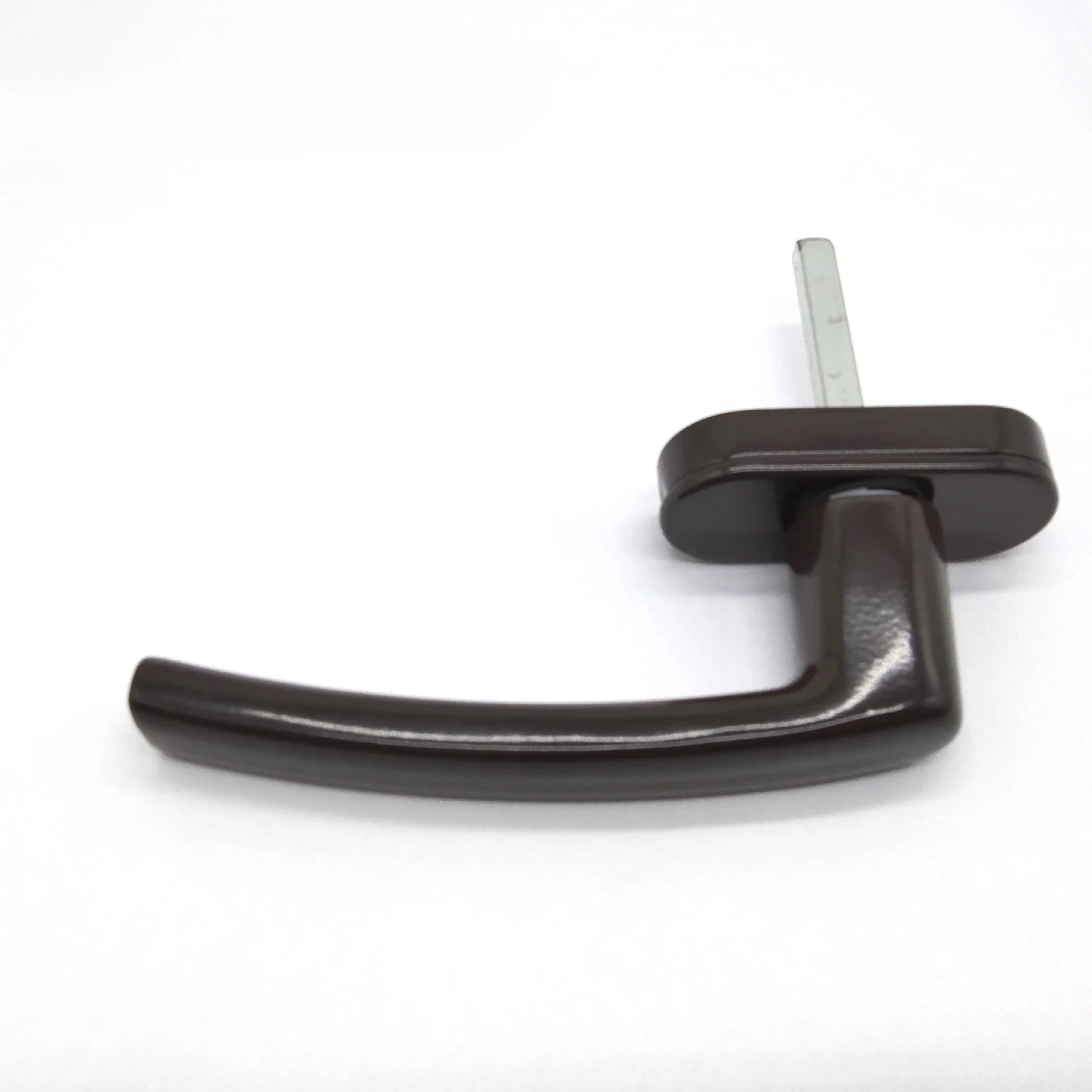 Inside Open Linkage Lever Plastic Steel Window Lock Black Handle