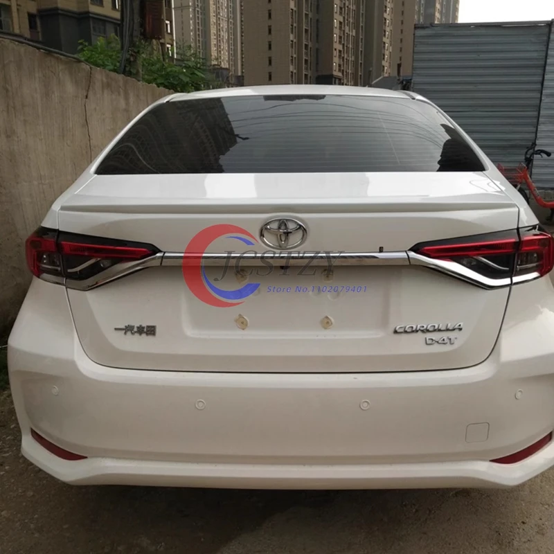 

Для Toyota Corolla 2019 2020 2021, задняя крышка багажника, багажник, автомобильный спойлер, крылья, тюнинг, внешние аксессуары