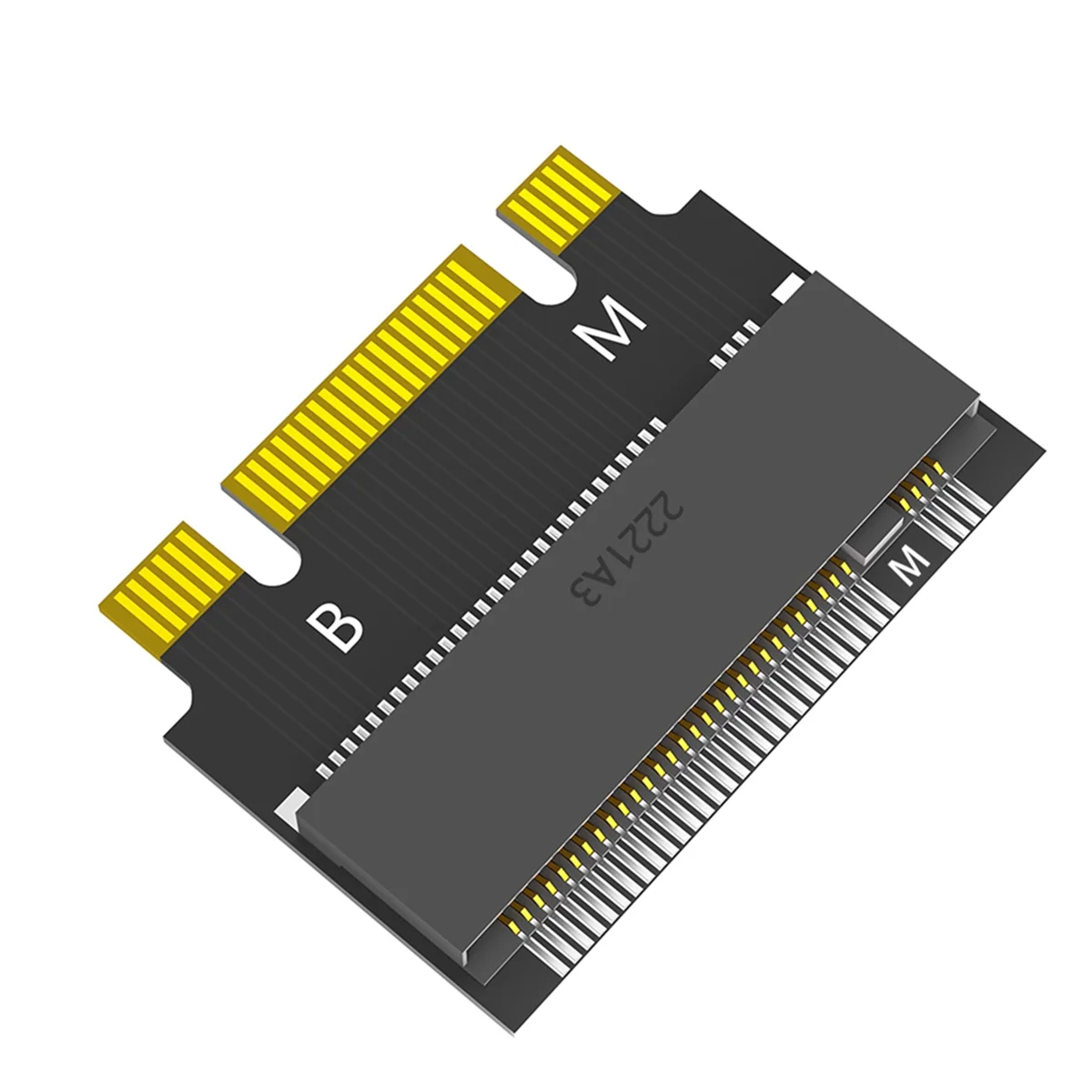 M.2 NVME M-Key B+M 2230 to 2242 Extension Adapter Brackets SSD Soild Hard Disk Converter Frame for Desktop Computer