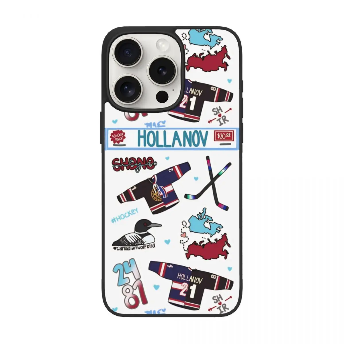 Awesome TPU Case For iPhone 15 Pro Heated Rivalry Hollanov  Pack Cover Shockproof Phone Case