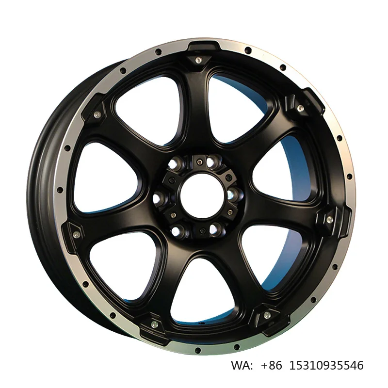 17-20 inch six seven lug chromed rivet alloy rim offroad SUV aftermarket racing wheel
