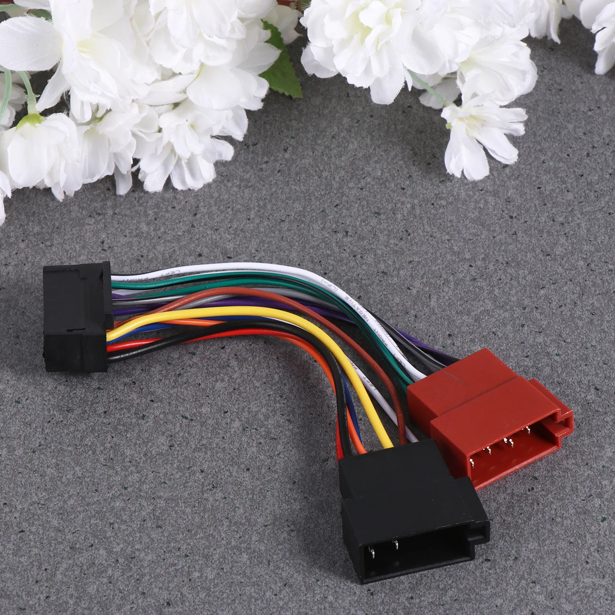 

Audio Line Adapter 16 Pin to Female Car Wiring Pre Stripped Easy Install for Radio Stereo System Repair