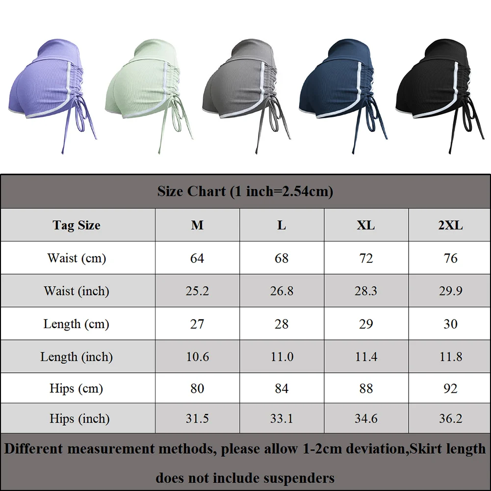 Letnie damskie szorty codzienne ze sznurkiem i rozcięciami po bokach - elastyczna talia, oddychające, szybkoschnące szorty do jogi, sportu i tańca.