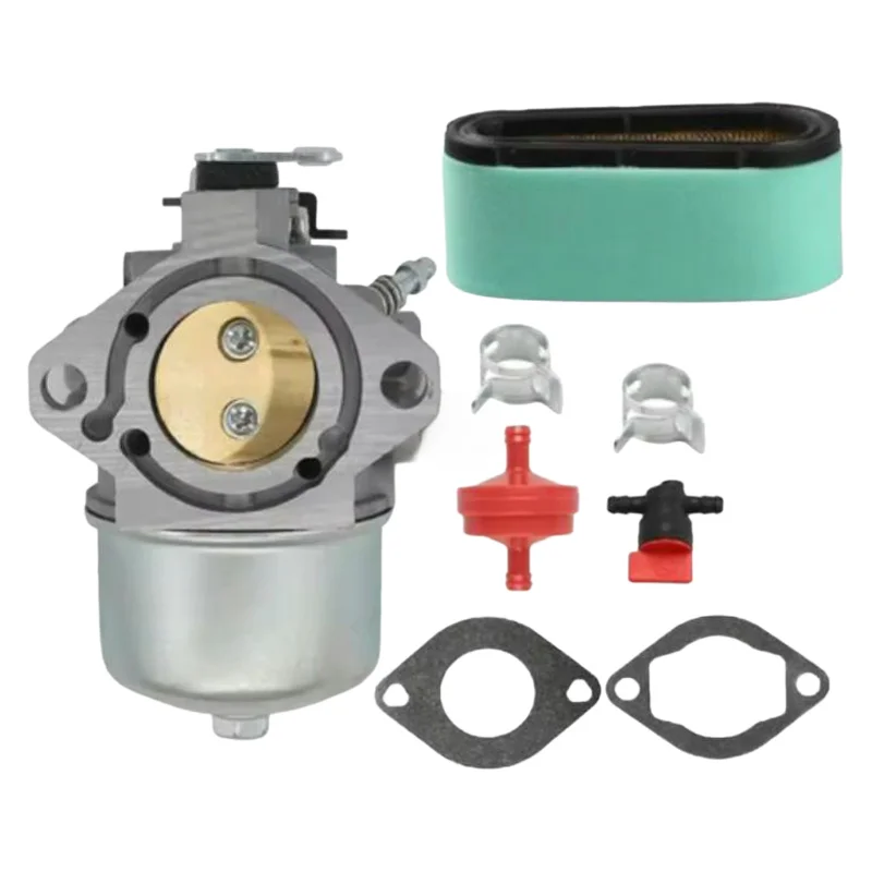 

For Engine Repair Carburetor Kit Easy Installation Carburetor Kit For Lawn Mower Motor Silver For 28M707 Engines