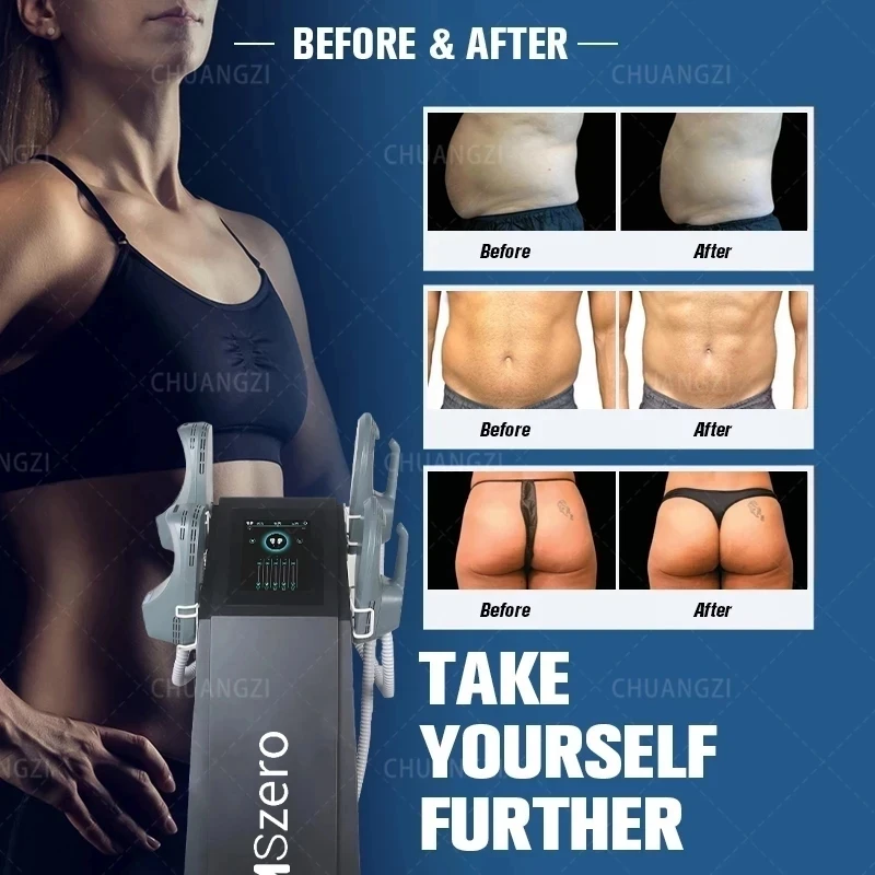 EMSzero EMS RF 6500W 200HZ NEO Muscle Stimulate Fat Removal Body Slimming Butt Build Sculpt Machine