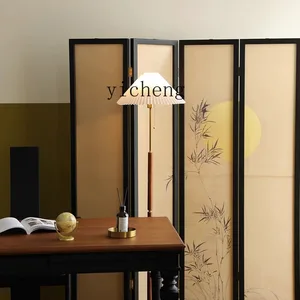 شاشات المناطق الفرعية القابلة للطي الصينية زن الخيزران ، باب مدخل مزخرف ، قسم الأكورديون الخشبي الصلب ، جديد أعلى 12 مبيعات الأكورديون الصينية - رقم 8