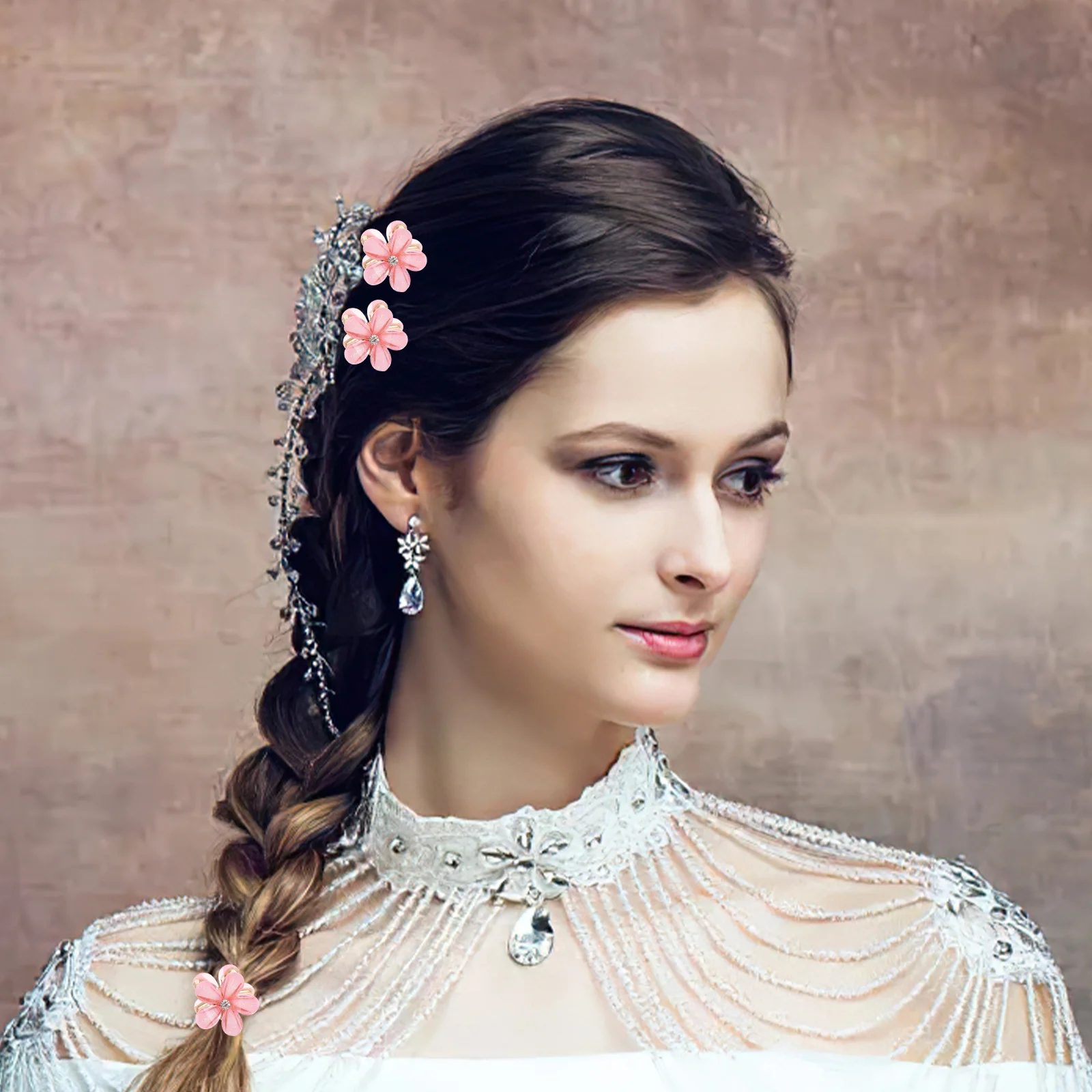 

20Pcs Mini Flower Claw Clips Small Hair Clamp Accessories for Styling Fine Hair Cute Decorative Clips Flower Claw Clip