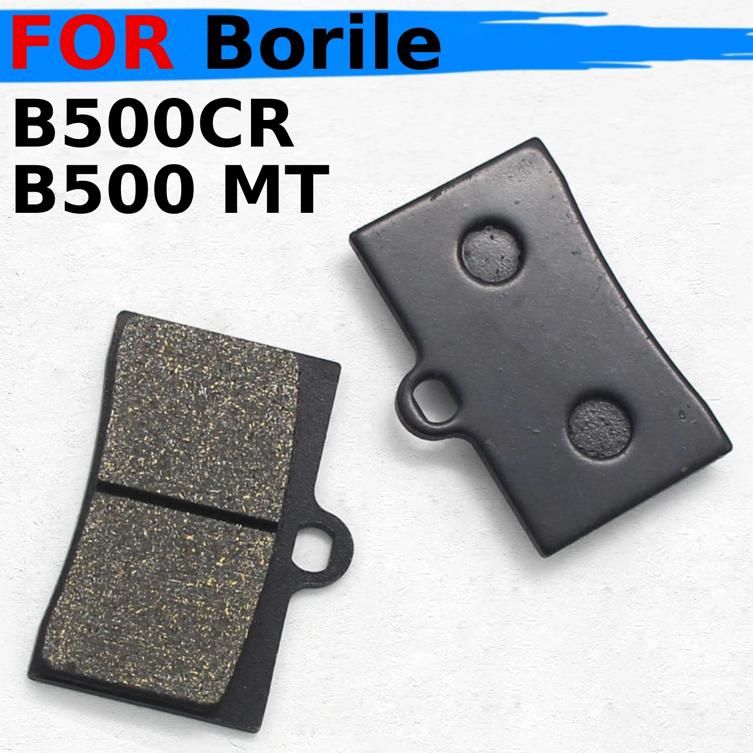 

Fits for Borile B500CR / B500 MT 2002 2003 2004 Years Motorcycle Front Brake Pads Parts Semi-metallic