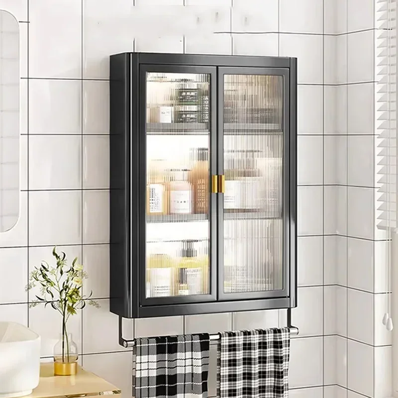Toilet Bathroom Cabinet Accessories Bookcase Organizer Black Bathroom Shelves Small Closet Mobili Per La Casa Home Furniture