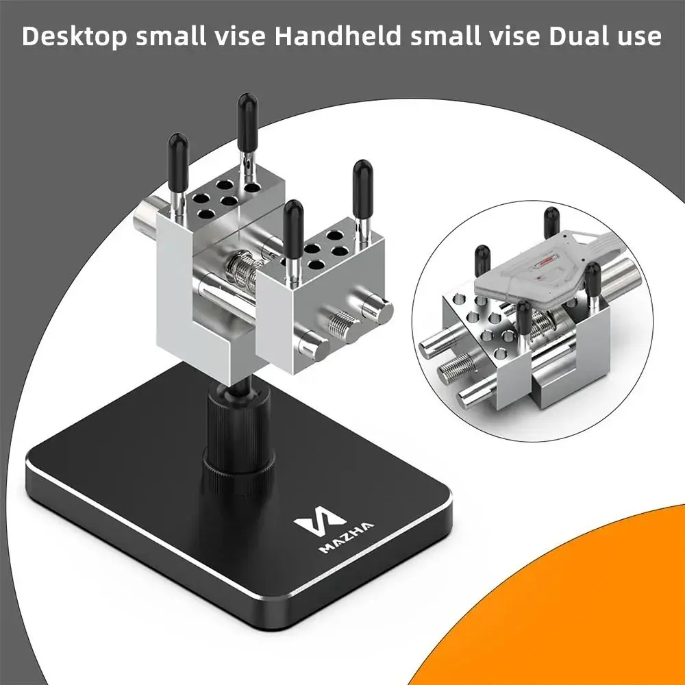 

Aluminum Alloy Mini Table Vise Precision Clamp Model Building 2in1 Bench Vise Detachable Model Assembly Mini Vise DIY