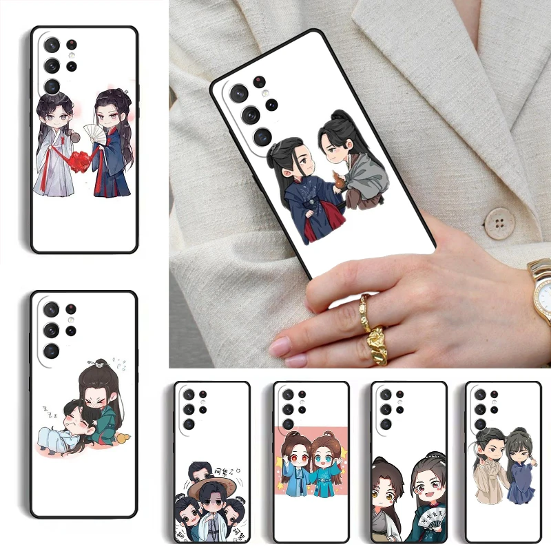 WORD OF HONOR Chibi Phone Case for Samsung Galaxy S26 S25 Ultra S24 S23 S22 S21 Plus Note 10 Bumper Cover