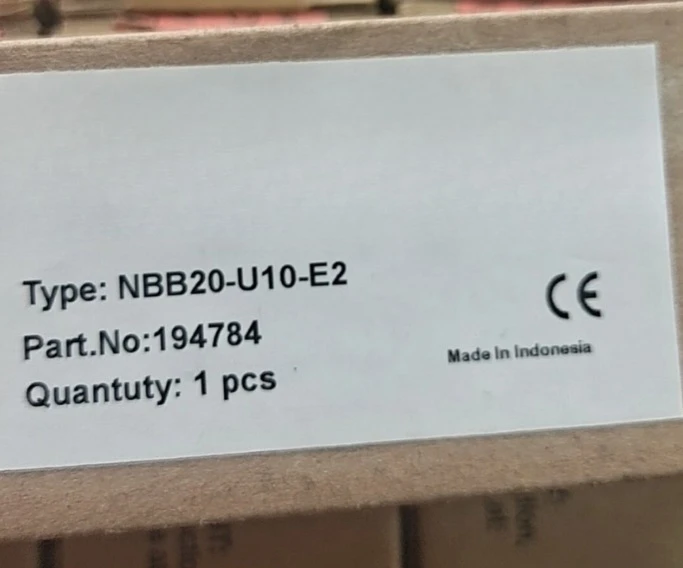 

Brand New 1PCS NBB20-U10-E2 proximity switch inventory Expedited shipping