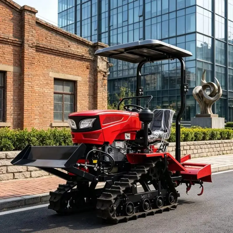 

Customized Crawler Rotary Tiller, Full-scenario Farm Cultivator, EMC Certified, Easy-to-operate Tilling Equipment