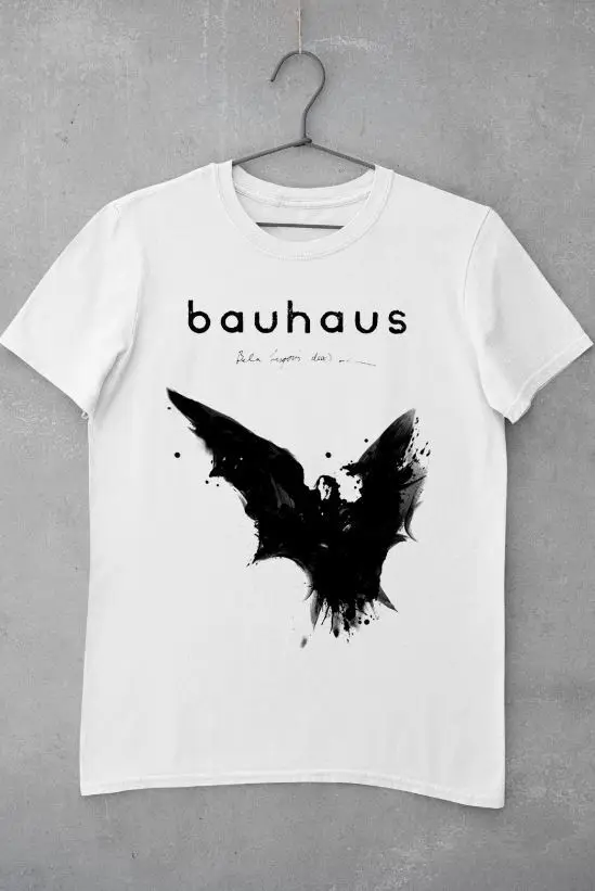 Vintage BAUHAUS Indie Bela Lugosi All size White Men T Shirt