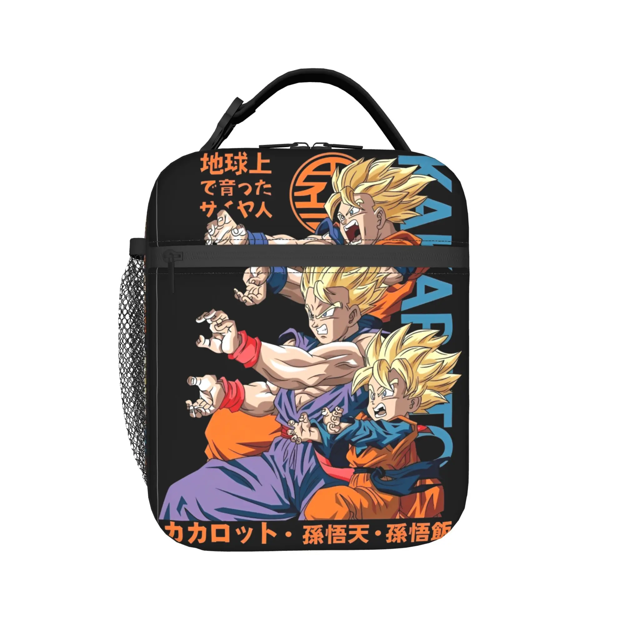 

D-Dragon-Ball-L DragonBalls Thermal Insulated Lunch Bags for Travel Portable Food Container Bags Cooler Thermal Food Box