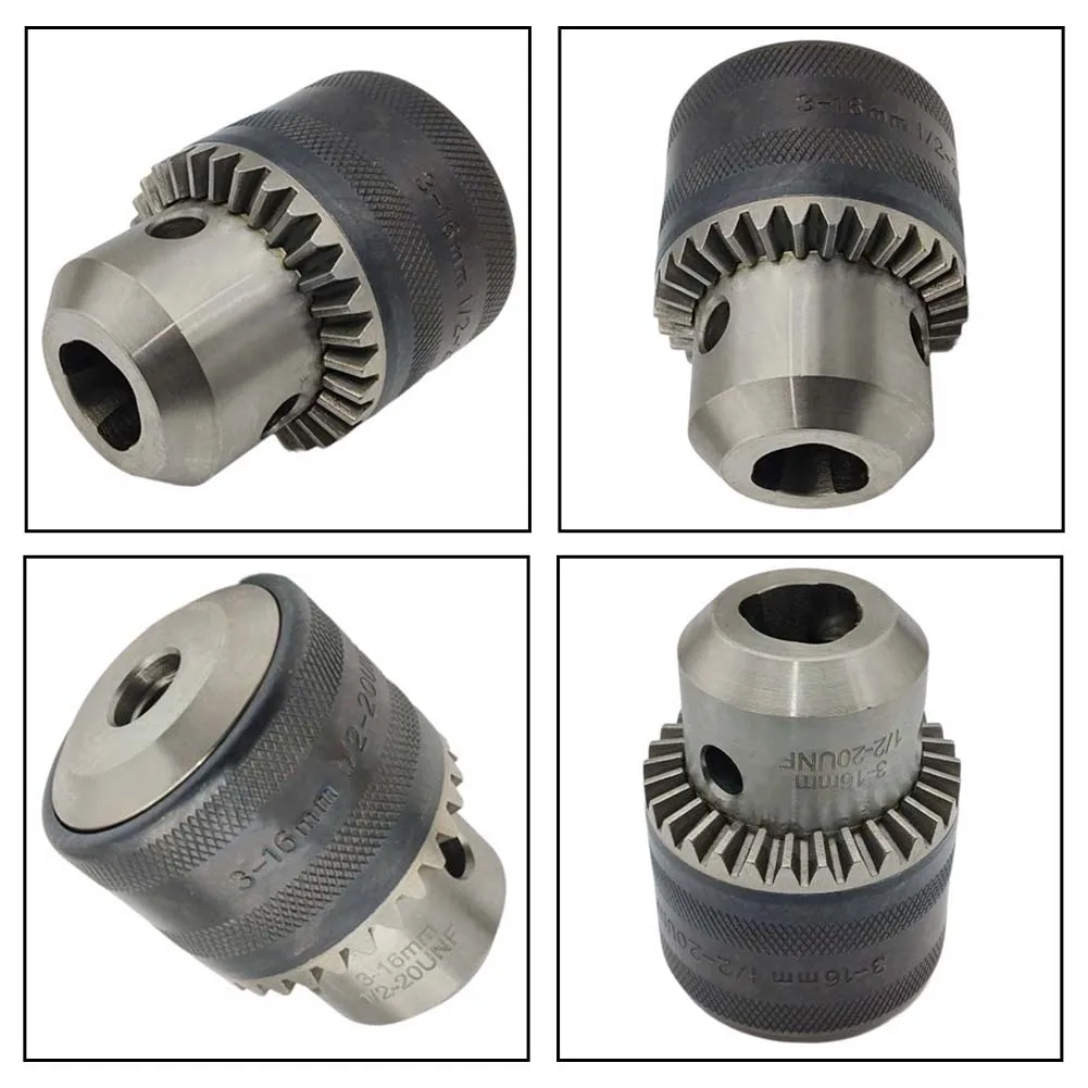 Replacement Parts Drill Chuck 1004685-74 For DWE1622K 1/2 Inch Drill Chuck Accessory Grey Metal Component For Drilling Machine