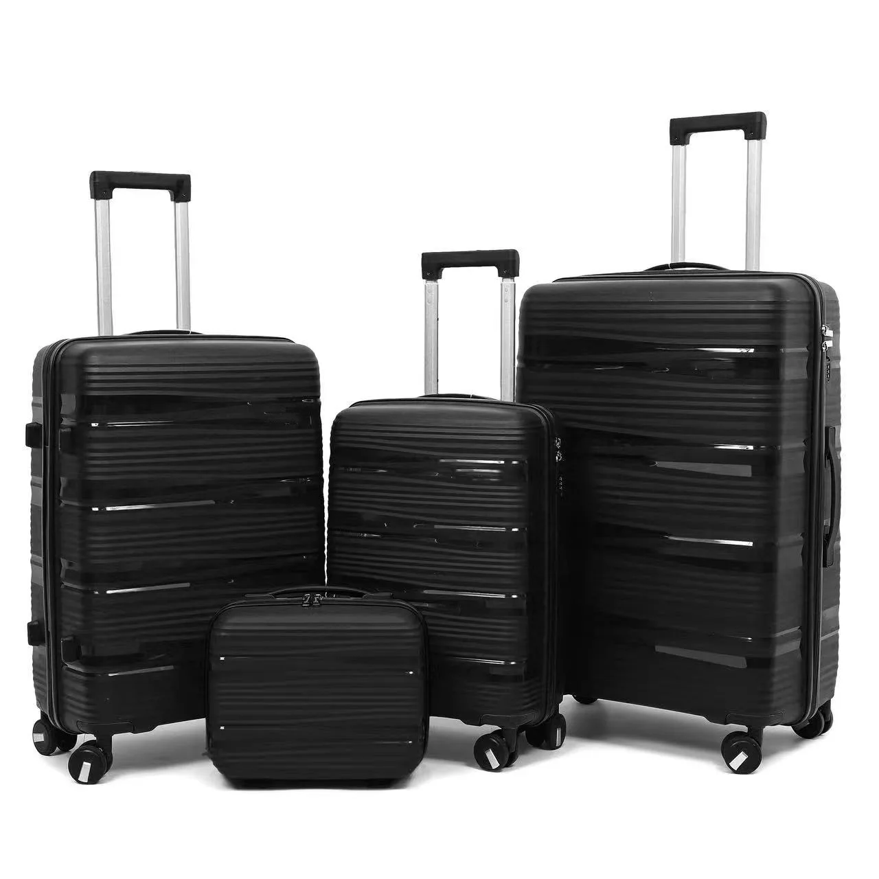 Luggage 4 piece Sets Suitcase Fashion Carry-on Travel Bags 13/20/24/28