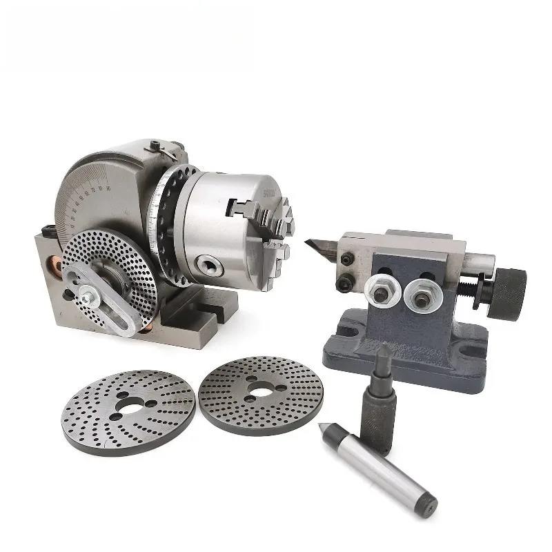 Semi-universal  Dividing Heads  Include Index Center Accessories Dividing Plate and  Lathe Chuck 3Jaw