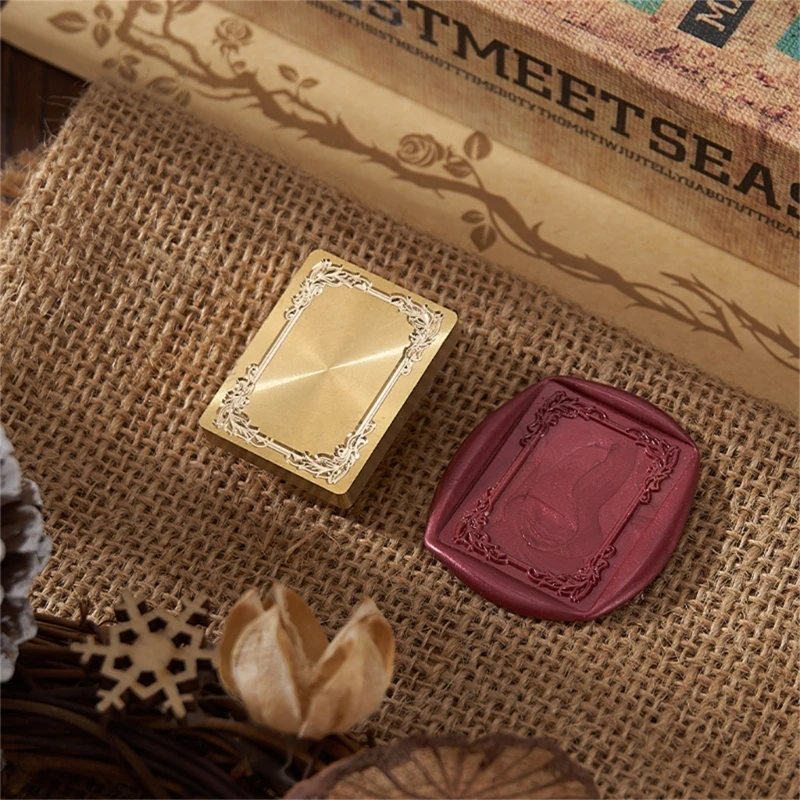 إطار صور سلسلة ختم من الشمع ختم ختم الشمع Stamps النحاس الشمع ختم رئيس للمغلفات هدية الزفاف التفاف الديكور #4