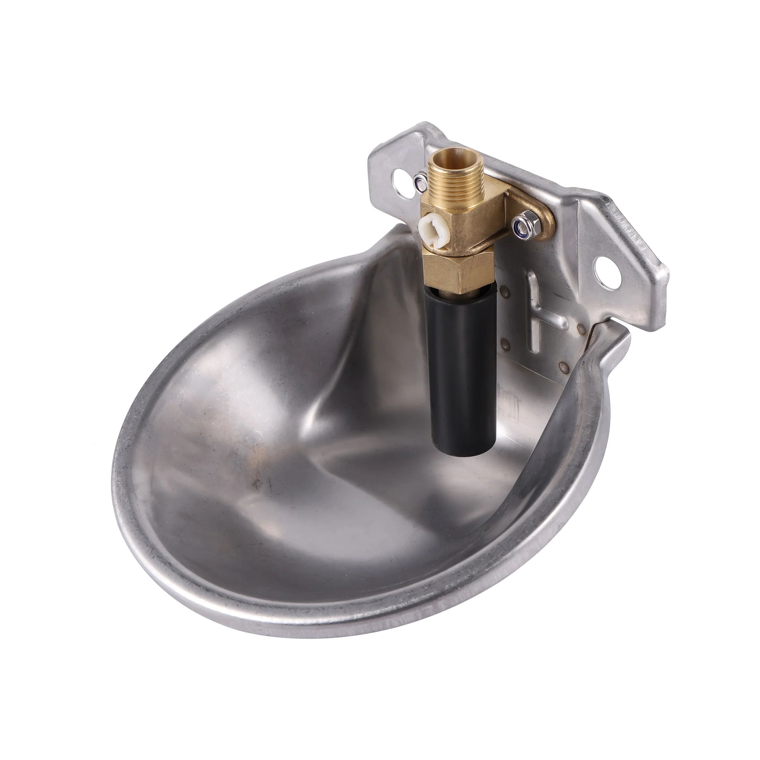 Sheep Water Bowl Stainless Steel Drinking Goat Lamb Drinker Water Bowl With 1/2\