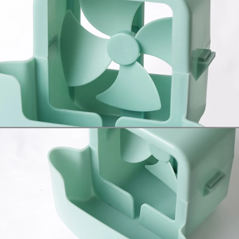 صندوق تخزين تبريد المروحة الكهربائية صندوق تخزين الثلج تبريد سريع محمول مع خطاف تعليق مراوح كهربائية حامل الثلج