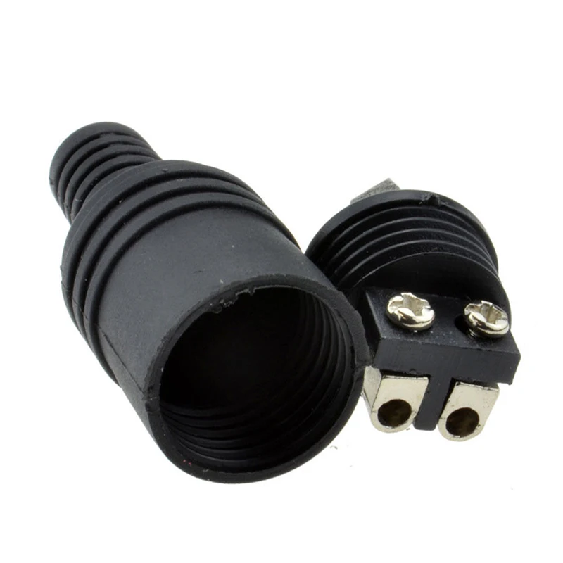 2pcs/lot 2Pin Din Socket Speaker And HiFi Connector Screw Terminals Audio Lamp Power Signal Plug