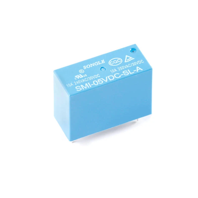 Relay SMI-05V/12V/24VDC-SL-A 4-Pin 10A Set Of NO