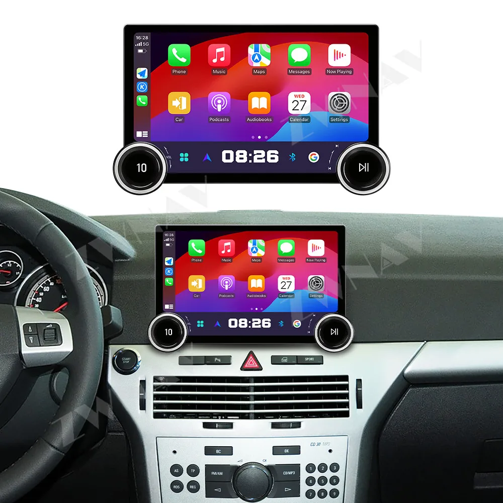 

11,5-дюймовый сенсорный HD-экран Android 15 для Opel Astra 2004-2010: Мультимедийный плеер, стереосистема, GPS-навигация, автомагнитола, блок управления отоплением