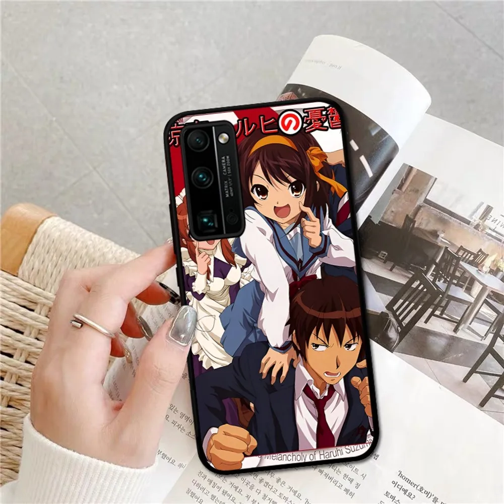 Haruhi Suzumiya Phone Case For Huawei Honor 10 lite 9 20 7A 9X 30 50 60 70 pro plus Soft Silicone Cover