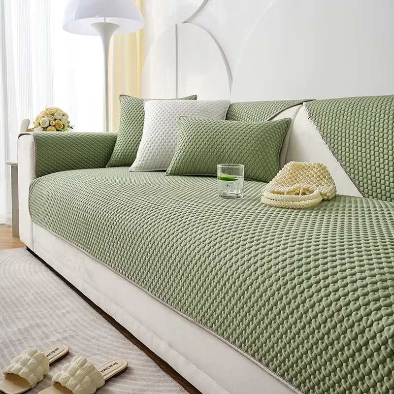 

Ice Silk Sofa Cushion for All Seasons Universal Non-slip Sofa Cover Cover New 2024 Backrest Cover Cloth Towel 빈백 쇼파