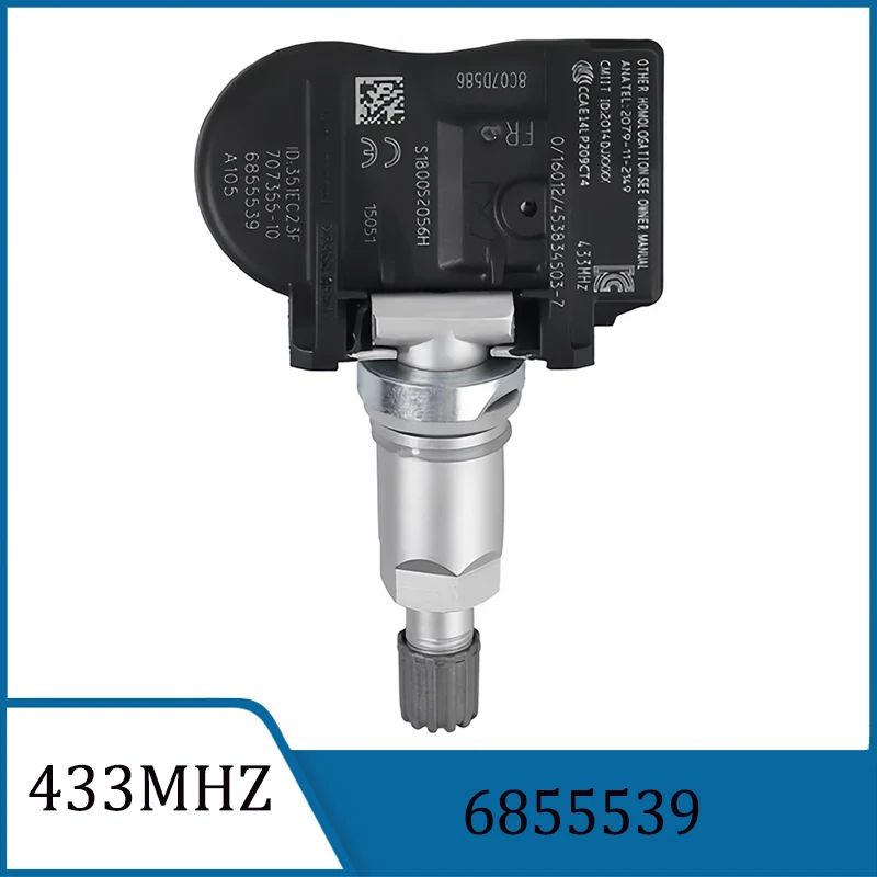 Tire Pressure Monitor Sensor 6855539 For BMW F20 F21 F22 F23 F30 F31 F32 F33 F34 M2 X1 X2 i3 433MHz TPMS 36106856209 Mini Cabrio