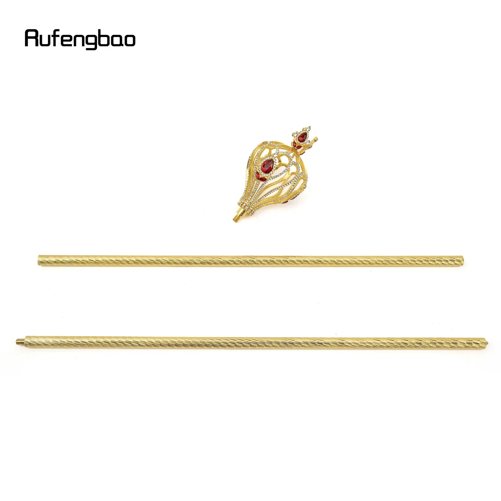 الذهبي الأحمر سبيكة الجنية الصولجانات للفتيات الأميرة الصولجانات للأطفال الملاك العصا للحزب زي Steampunk والاستخدام اليومي 91 سنتيمتر