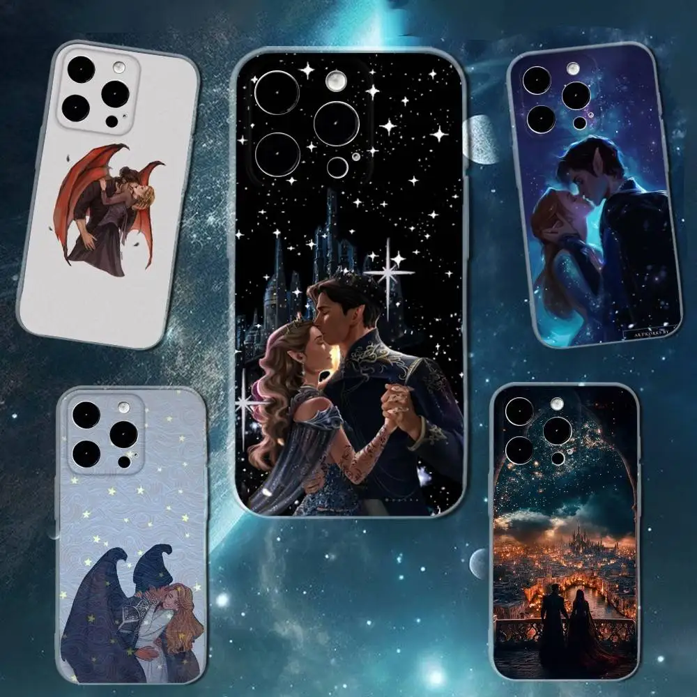 

Acotar A Court of Mist and Phone Case For iPhone 16,15,14,13,12,11 Plus,Pro,Max,XR,XS,X,7,8 SE,Mini Transparent Silicone Soft