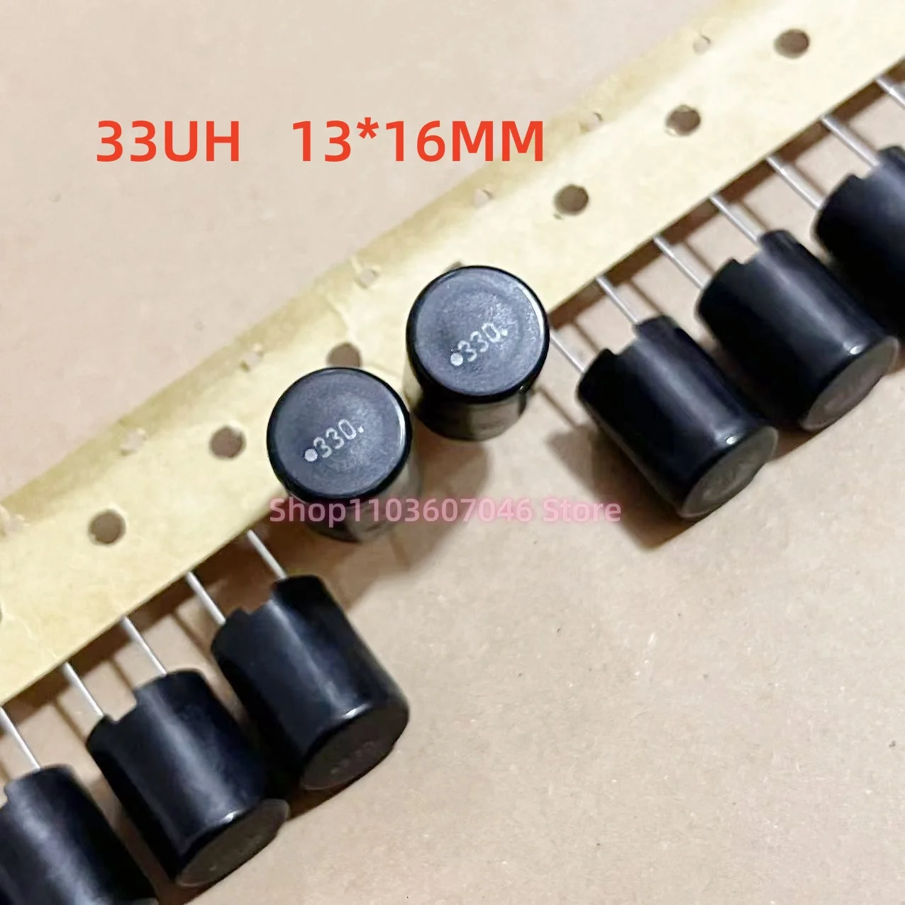 5pcs  33UH 13*16 TAIYO direct insertion power inductor high current 33UH LHL13TB330K