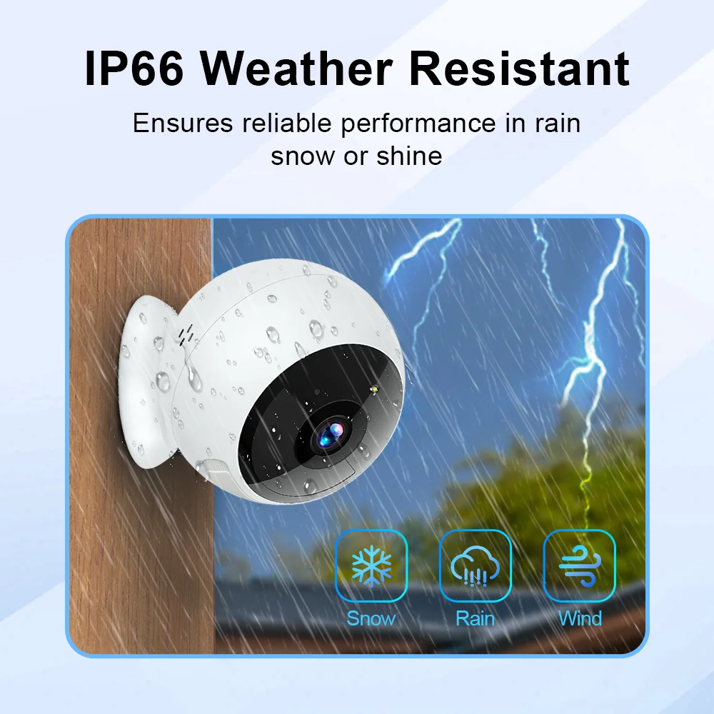 5MP Magnetic Mount Battery Security Camera 2K Wireless AI Motion Detection Indoor Outdoor Home Surveillance