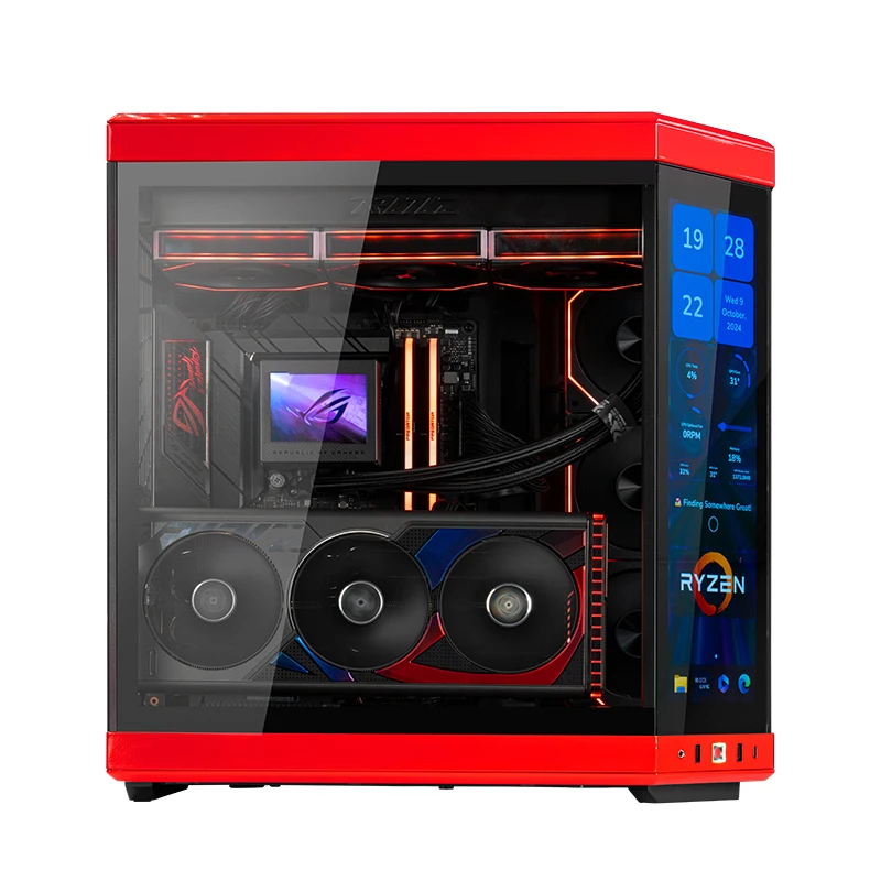 AMD HYTE Y70 TOUCH Unlimited Edition Ryzen 9 9950X/RTX4080S/4090D 24G desktop computer host full set of DIY  computer kit