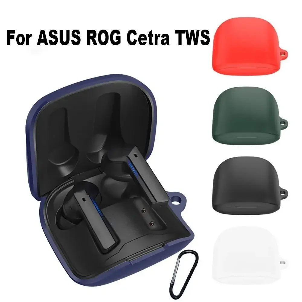 

Silicone Case Suitable for ASUS ROG Cetra TWS Earbuds Anti-drop Charging Box Protective Sleeve Earphone Case Dustproof Cover