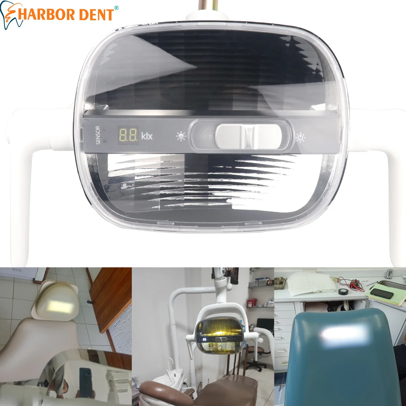 

Dental Reflector Oral Light White/Yellow LED Lamp For Dentist Operation Chair Dentistry Inductive Infrared Spotlight