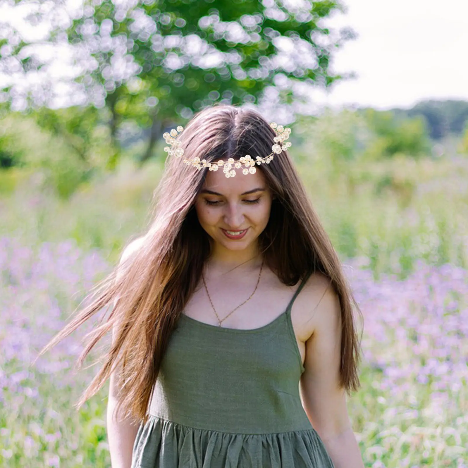 

Elegant Pearl Bridal Hair Vine Jewelry for Women Wedding Party Hairstyle Decor Long-Lasting Shiny Finish Secure Fit Versatile