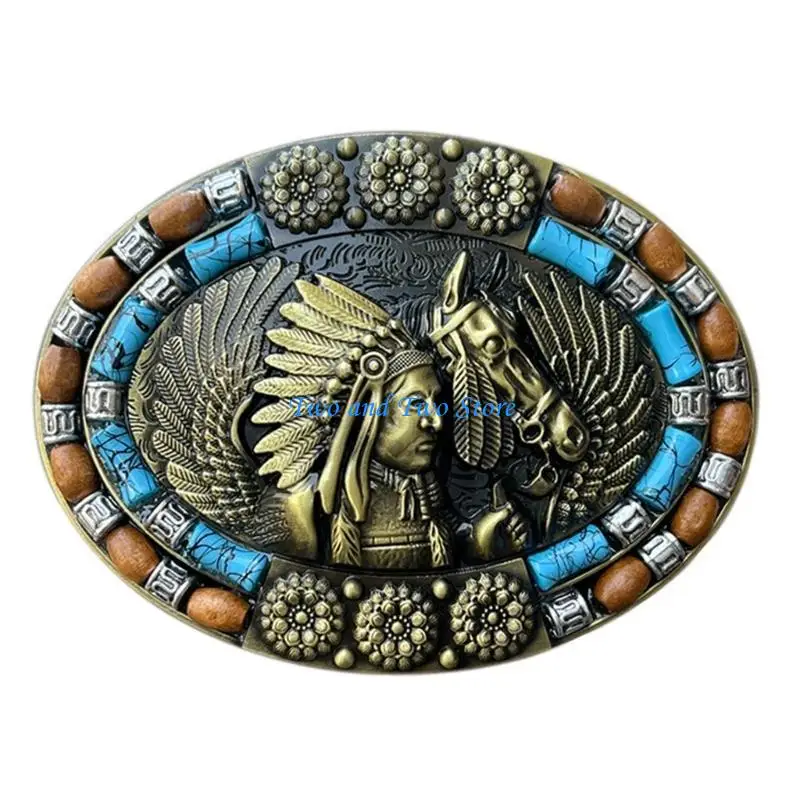 HX6F الحصان الفني أبازيم حزام أنماط الموضة حزام أبازيم وسيم حزام أبازيم موضة حزام الملحقات #1