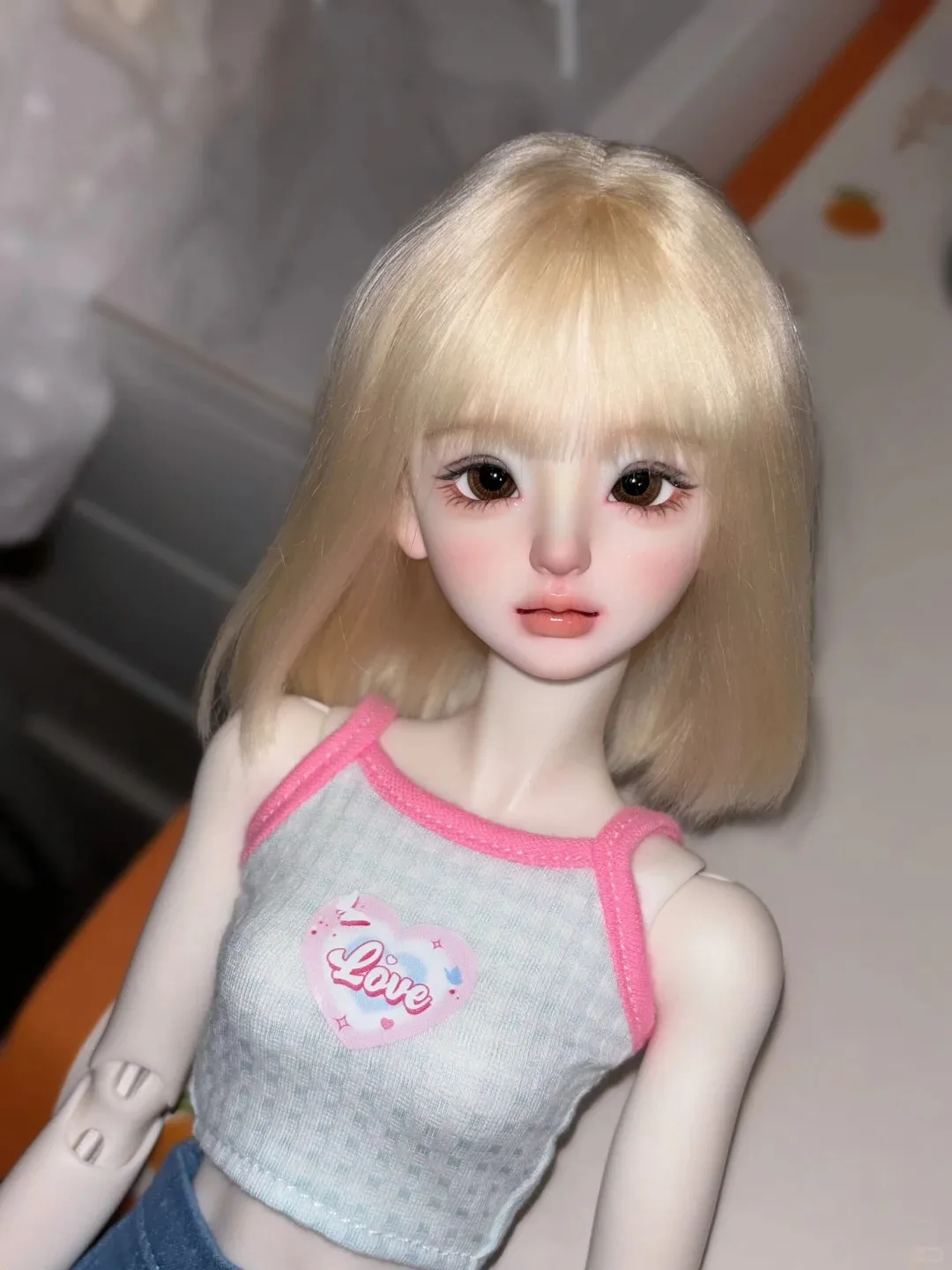 

Кукла SD BJD 1/4 Юри, маленький отставший от сверстников мальчик с отсутствующими зубами и большой головой, макияж для мальчиков и девочек, высококачественная голова из смолы.