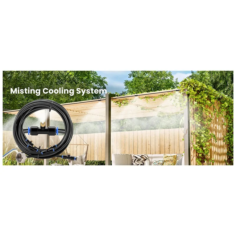 

Tap Water Garden Set Low Pressure Mist System Villa Courtyard Cooling-HGSW