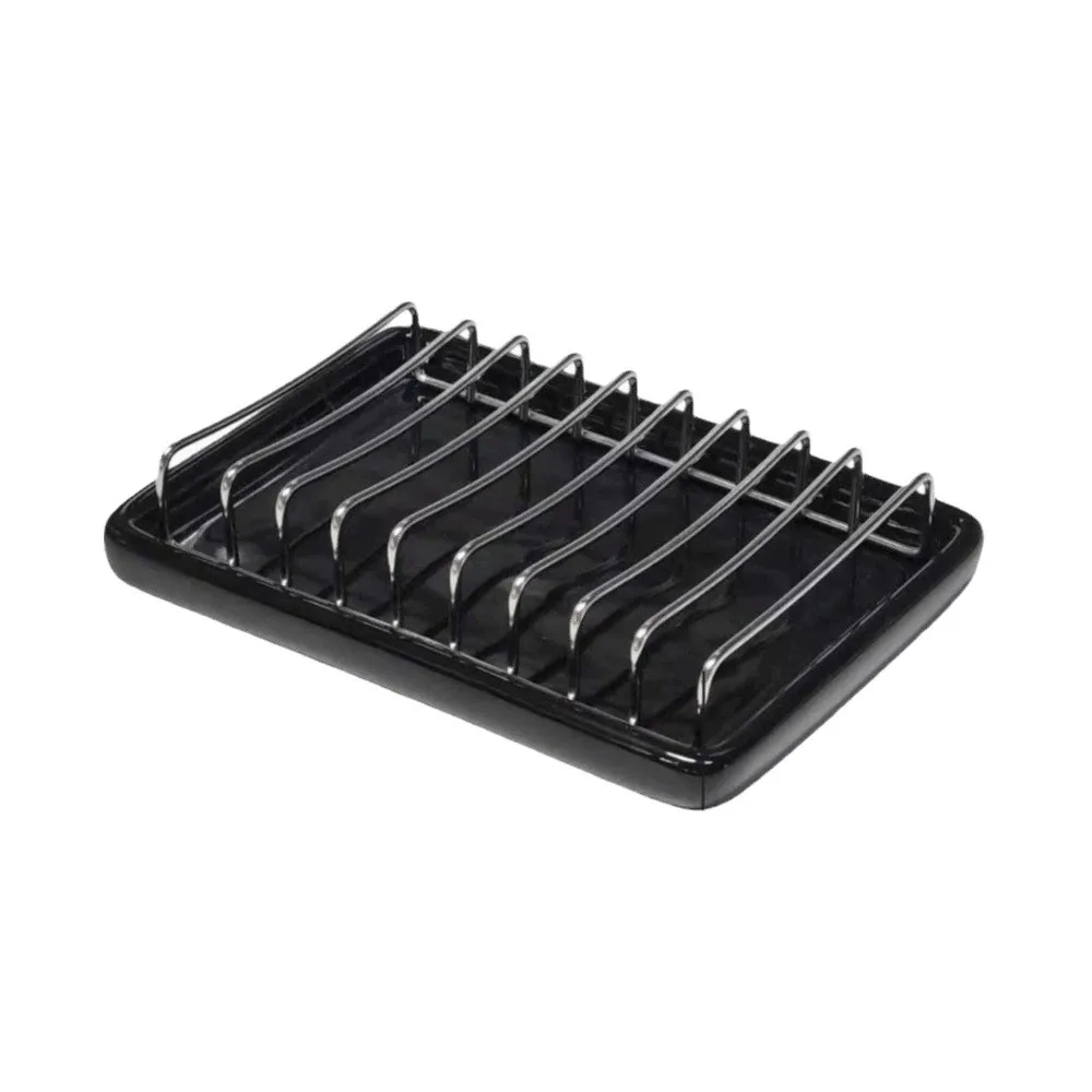 

Многофункциональная керамическая мыльница, антикоррозийная керамическая подставка для хранения, держатель для стаканов из нержавеющей стали, для душевой комнаты